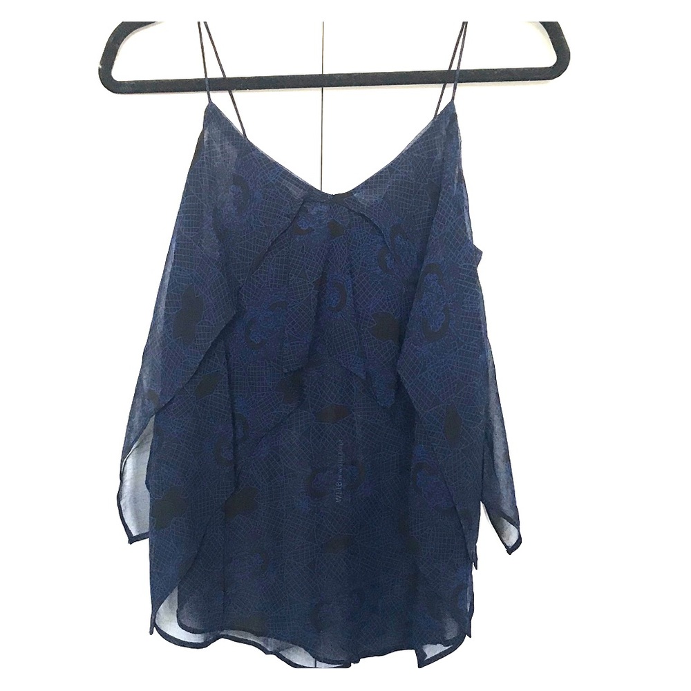 NWT Blue & Black Top